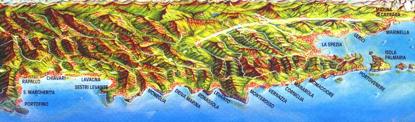 Cinque Terre Map