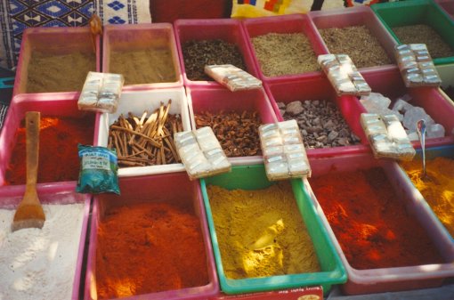 Spices at Houmt Souk market